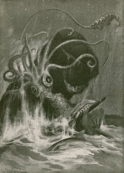 Kraken contre cachalot - Arthur Twidle